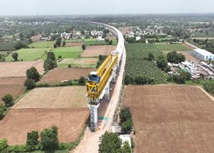 Construction work in Progress through SBS method at Vadodara district, Gujarat-October 2023