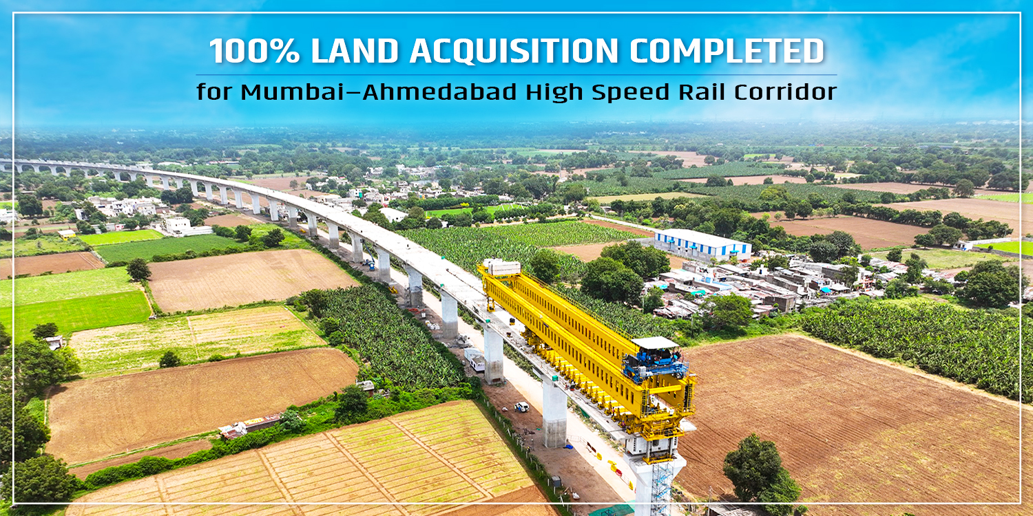 100% Land Acquisition Completed for MAHSR Corridor
