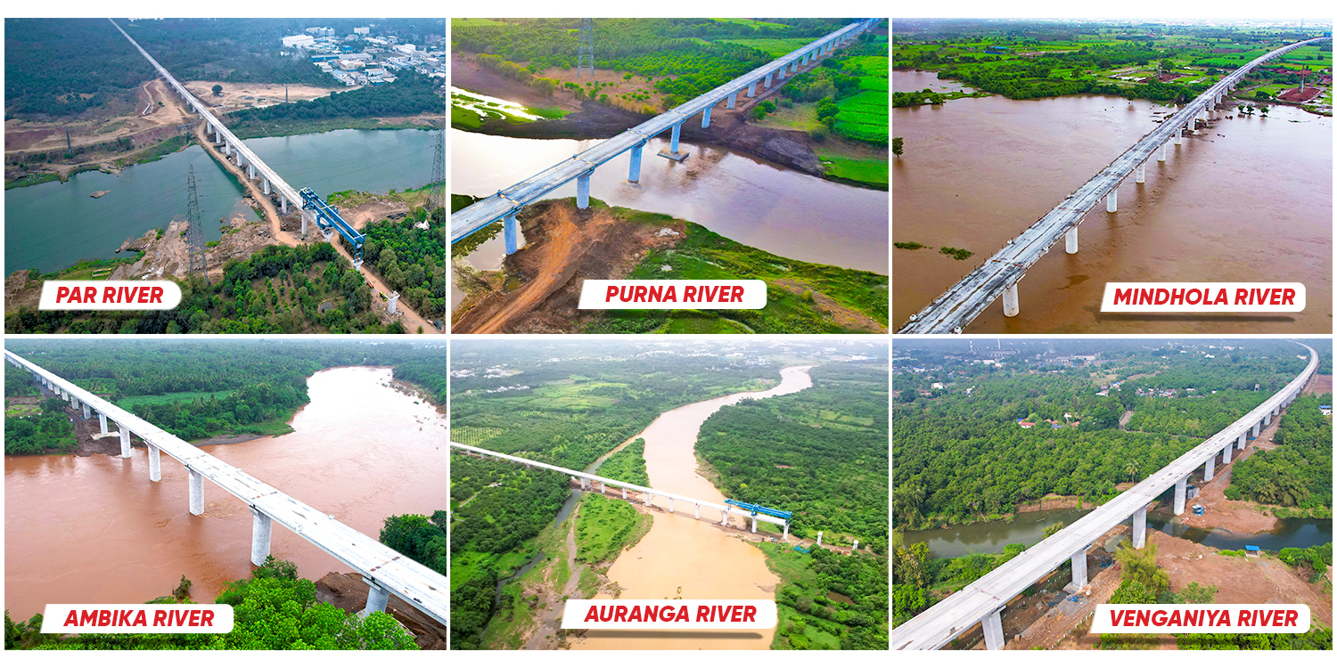 Six River Bridges Completed on MAHSR Corridor