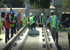 Training track construction