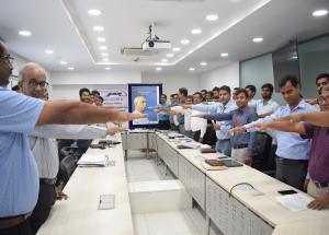 Rashtriya Ekta Diwas pledge taking ceremony at NHSRCL