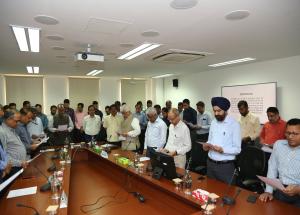 Rashtriya Ekta Diwas pledge taking ceremony at NHSRCL