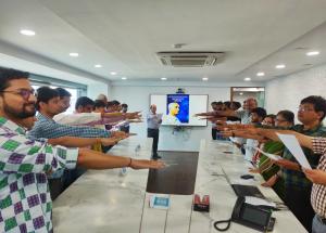 Rashtriya Ekta Diwas pledge taking ceremony at NHSRCL