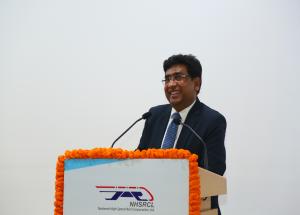 Chief Guest Shri V.K.Yadav, Chairman, Railway Board at NHSRCL's Fourth Foundation Day on 12.02.2020