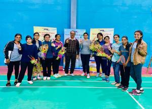 Glimpses of Sports day event at NHSRCL January 2020 (Badminton)