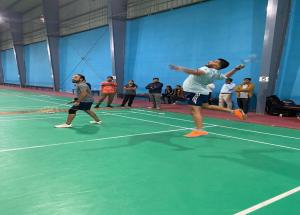 Glimpses of Sports day event at NHSRCL January 2020 (Badminton)