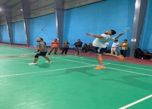 Glimpses of Sports day event at NHSRCL January 2020 (Badminton)