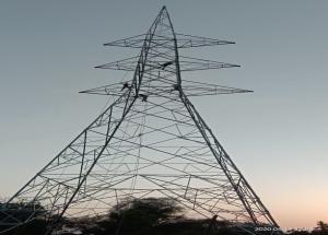 66kV Kadodara-niyol line shifting at MAHSR CH:263700 is in progress on 26 may 2020