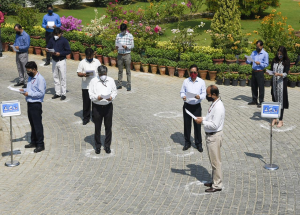 NHSRCL took Pledge to Fight Against Covid-19 on 8-Oct-2020