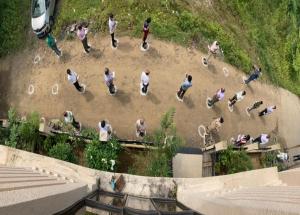 NHSRCL Palghar office took pledge to Fight Against Covid-19 on 8-Oct-2020