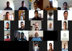 National Unity Day 2020 pledge taken by all NHSRCL officials at Corporate & project offices