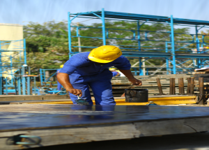 Construction training at a training institute in Ahmedabad under Income restoration plan