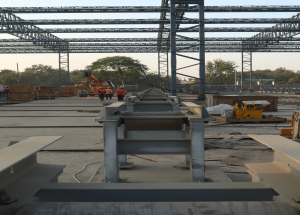 Equipments being installed in FBW workshop Ahmedabad