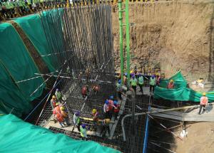 Foundation work C-4 package near Valsad (Gujarat) on 10 Feb 2021