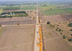MAHSR Construction update near Surat (Gujarat) on 15 march 2021