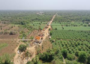 NGL, Excavation, Reinforcement, Shuttering, Formwork, RCC works being carried out at different Pier location like 205P12 to 205P18 in Indergota, Valsad 