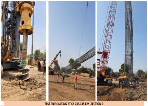 Open Foundation Casted for Pier No 205 P11