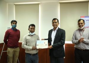 Certificate distribution for Cyclothon & Walkathon event on the occasion of Vigilance Awareness Week 2021