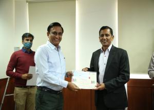 Certificate distribution for Cyclothon & Walkathon event on the occasion of Vigilance Awareness Week 2021