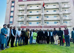 On the occasion of 73rd Republic Day 2022, NHSRCL offices marked the day with flag hoisting ceremony