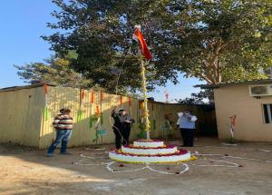 On the occasion of 73rd Republic Day 2022, NHSRCL offices marked the day with flag hoisting ceremony