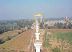 Pier Work Completed @ Ch 434 kms, Anand District 