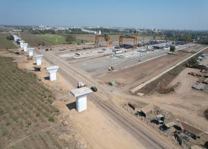 FSLM Casting Yard @ Ch 407 kms, Vadodara District - February 2022