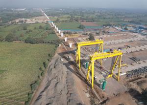 Pier Work Completed @ Ch 434 kms, Anand District - February 2022