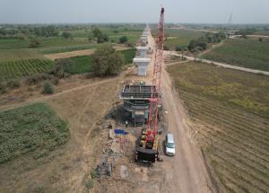 Pier Work in Progress @ Ch.361, Vadodara District