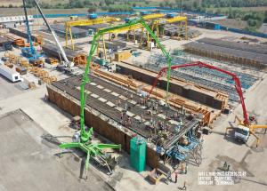 Full Span Girder Casting in Progress @ Ch.434, Anand District