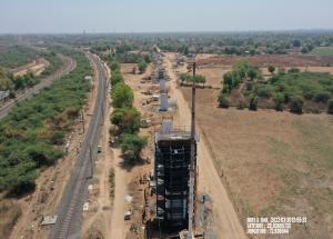 Pier Work in Progress @ Ch.489, Ahmedabad District