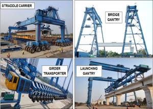 Full Span Lunching Equipment @ Casting Yard @ Ch.238, Navsari District
