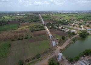Pier work completed @ Ch. 255, Surat District