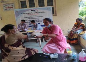Under Corporate Social Responsibility (CSR) initiative, NHSRCL conducted a field survey for cataract prevention in Palghar taluka of Palghar district. Cataract surgery will be done after the survey.