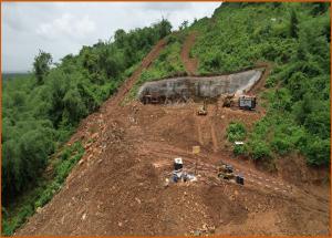 Tunnel Work in Progress @ Ch. 157 kms, Valsad District - August 2022