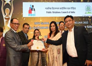 NHSRCL は、インド広報評議会 (PRCI) から年間最優秀組織 - PR エクセレンス、メディア関係のベスト ユース、コンテンツのベスト ユース賞を受賞