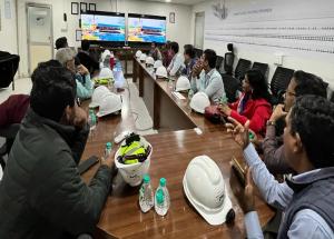  NAIR (National Academy of Indian Railways) からのインド鉄道関係者の訪問 グジャラート州アナンドの鋳造工場の高度な管理プログラム