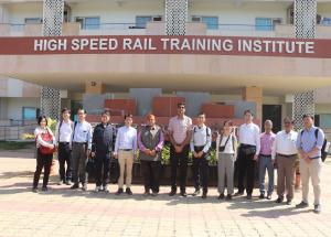 Director General of the Shinkansen Management Department, Japan along with his Team Visited the High-Speed Rail Training Institute (HSRTI) and various MAHSR Construction Sites in Gujarat