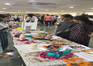 To Commemorate the Celebration of International Year of Millets 2023, NHSRCL Organised a "Millets Mela:Cooking Challenge Competition" at its Corporate Office on 17th April 2023