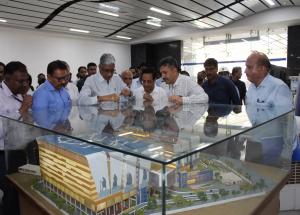 Chairman & CEO, Railway Board, Shri Anil Kumar Lahoti Visited MAHSR Construction Sites in Surat and Ahmedabad. He was accompanied by Shri Rajendra Prasad, MD, NHSRCL and Other Senior Officials