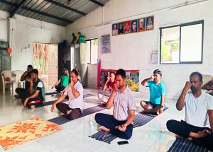 International Day of Yoga Celebration at NHSRCL Palghar office on 21st June 2023