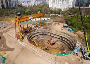 विक्रोली, महाराष्ट्र में शाफ्ट 2 का निर्माण कार्य प्रगति पर है - मार्च 2024