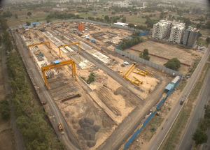 Casting Yard at Ahmedabad District, July 2022