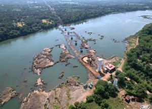 Foundation & Pier Work at Daman Ganga River, Valsad District, November 2022