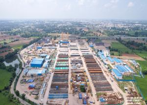 Full Span Casting Yard Erection at Anand District, October 2022