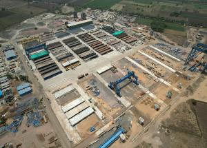 Full Span Casting Yard at Bharuch District, June 2022