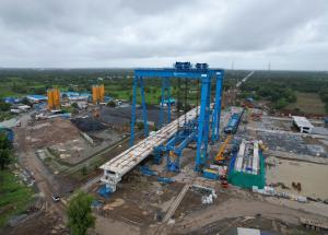 Full Span Casting Yard at Navsari District, August 2022