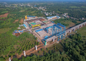 Full Span Casting Yard at Navsari District, November 2022