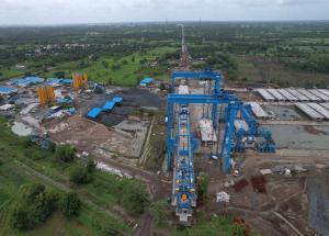 Full Span Casting Yard at Navsari District, September 2022