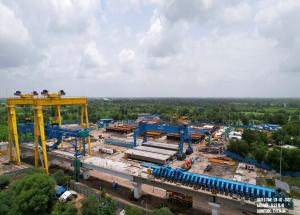 Full Span Casting Yard at Vadodara District, August 2022 (2)